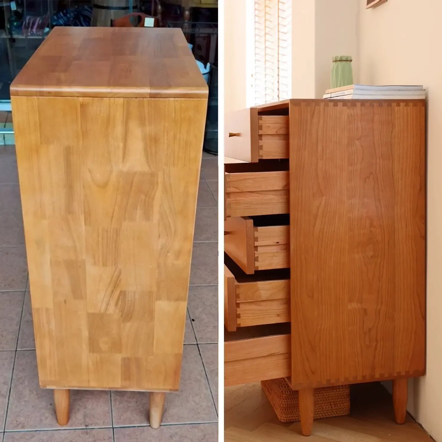 松木 vs 櫻桃木:為什麼有的家具用「指接板」,有的卻堅持整板?