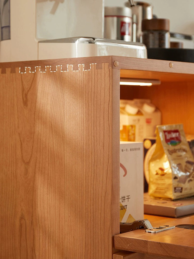 櫻桃木實木現代模組組合櫃日式多功能收納斗櫃