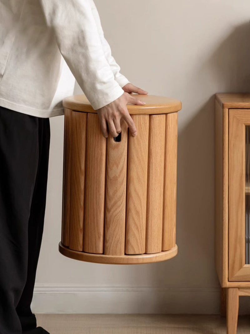 eco friendly cherry wood stools for small apartments 環保櫻桃木圓凳 適合小戶型空間