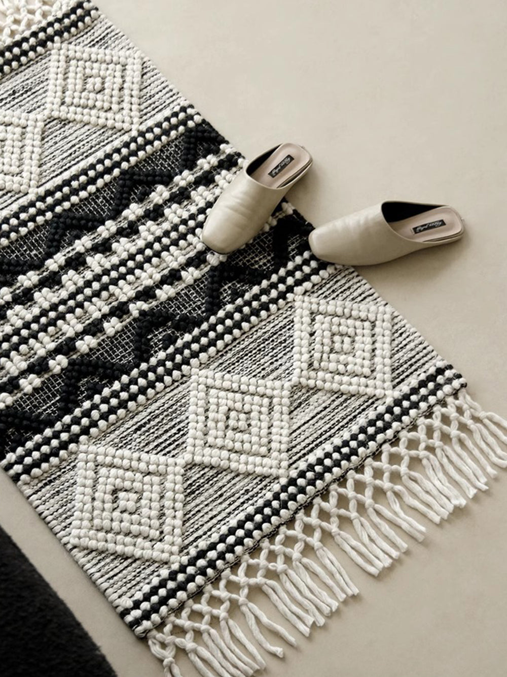 客廳裝飾羊毛地毯搭配