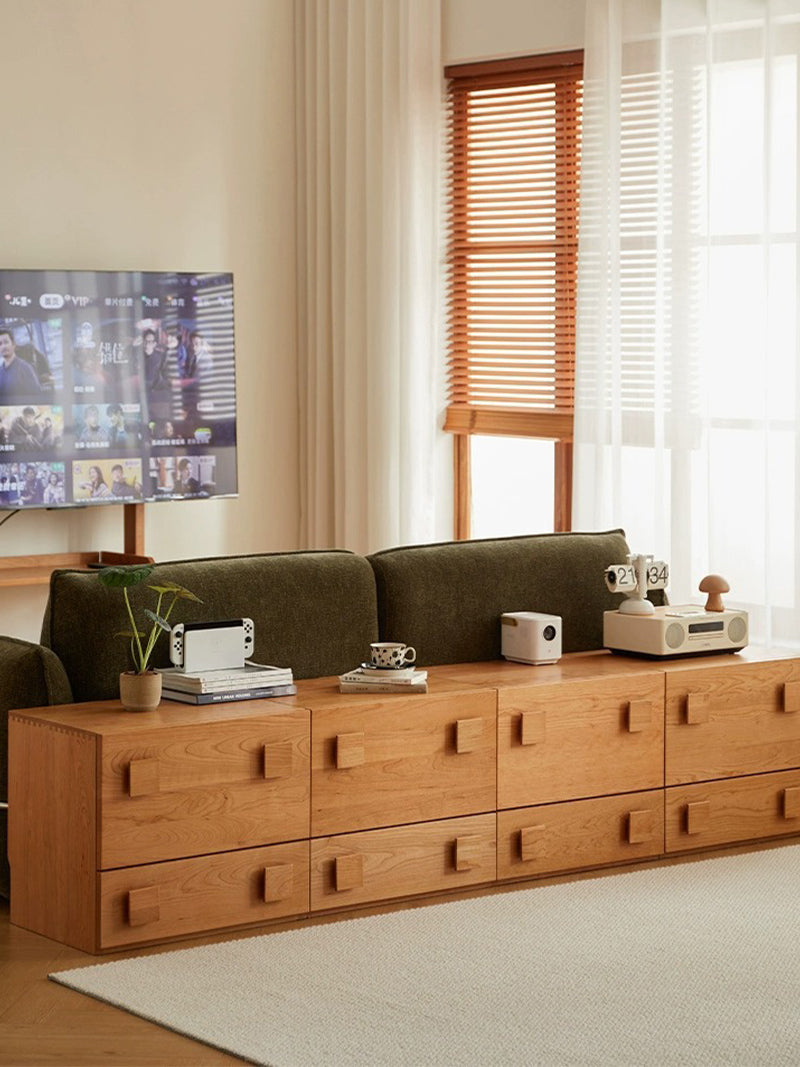 eco friendly solid wood dresser for bedroom clothing storage 臥室使用的環保實木斗櫃 收納衣物與床品