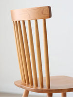 solid wood dining chair for cafe space