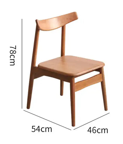 solid wood Scandinavian dining chair 北歐風實木餐椅 擺在餐廳空間