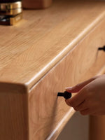 eco friendly solid wood dressing table for cosmetics 環保實木梳妝台 收納保養品與彩妝