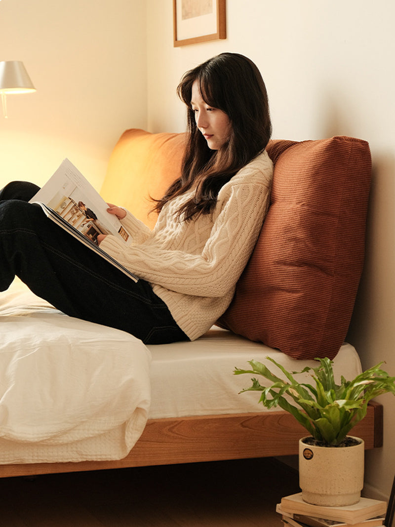 小戶型榻榻米床日式實木雙人床櫻桃木家俱床架