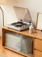 modular cabinet combining bookcase and closed storage for clutter free look 書櫃與封閉收納櫃結合 保持視覺整潔