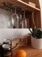 ガラス引き戸付き食器棚 バフェットキャビネット