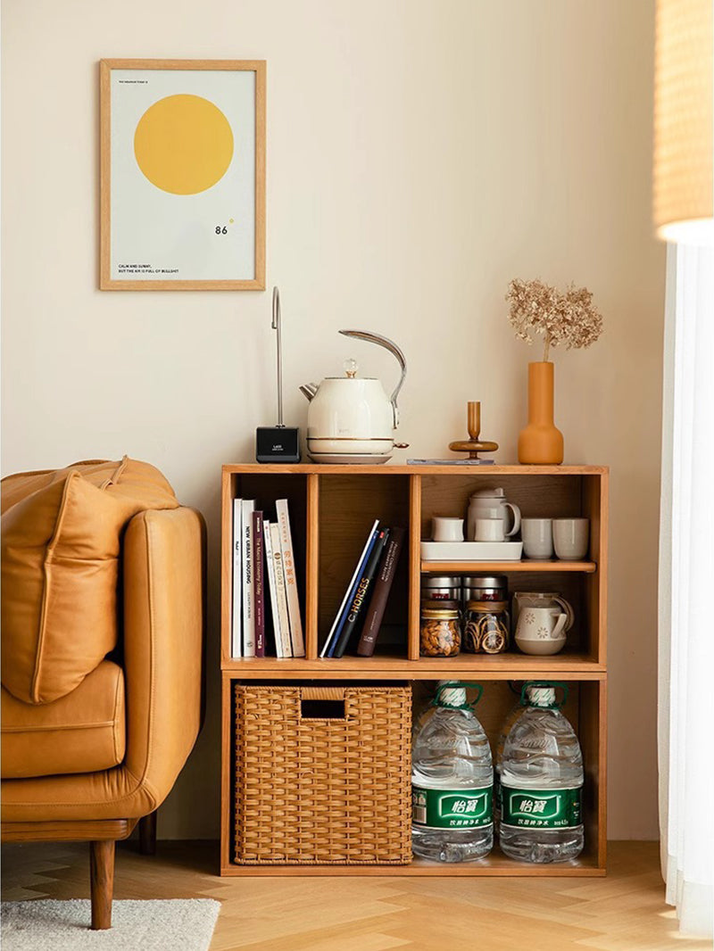 模組櫃實木多功能自由組合櫃電視櫃收納書櫃