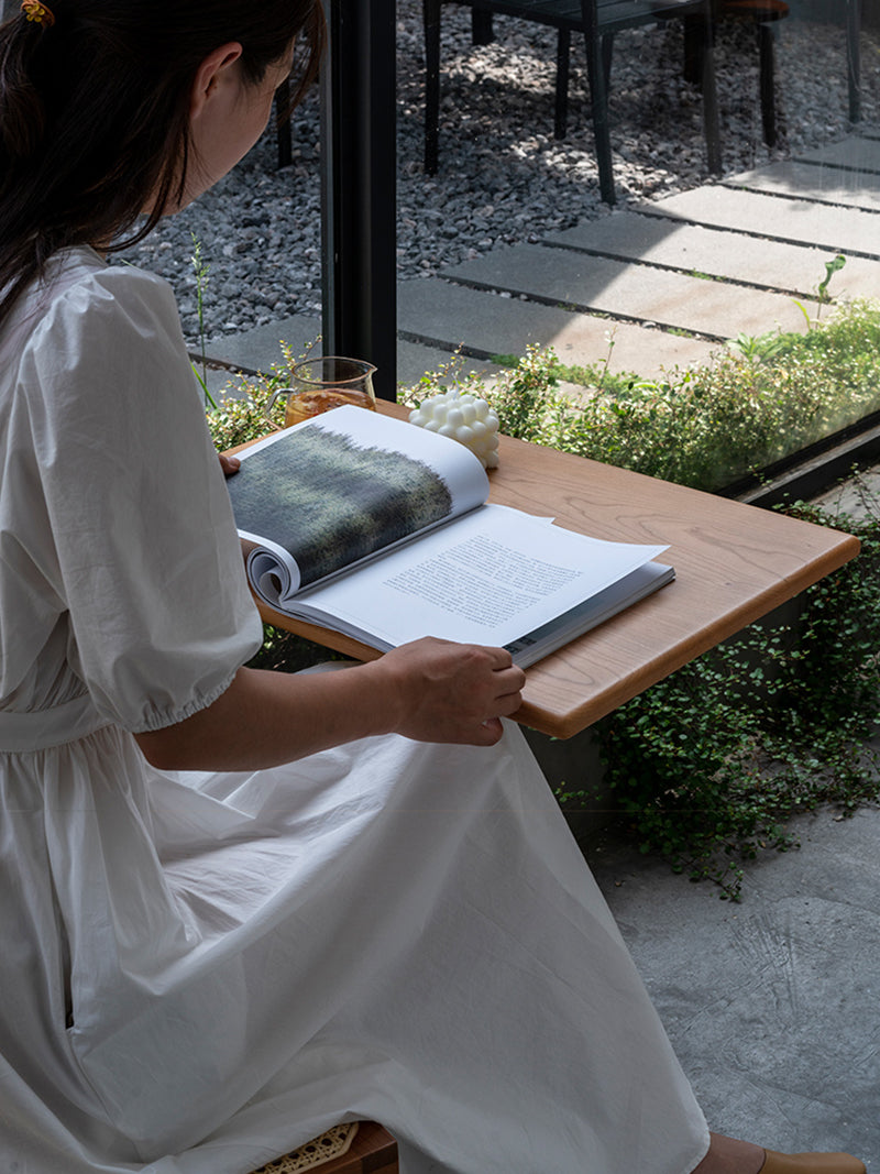 全實木咖啡桌圓形邊桌長方桌沙發邊桌